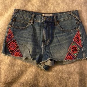 Free People Denim Shorts